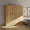 Ropero 4 Puertas - Madera Maciza - Línea Monterrey - Natural - Roperos y placares, Uruguay | Ecowood, vista 1 de 8