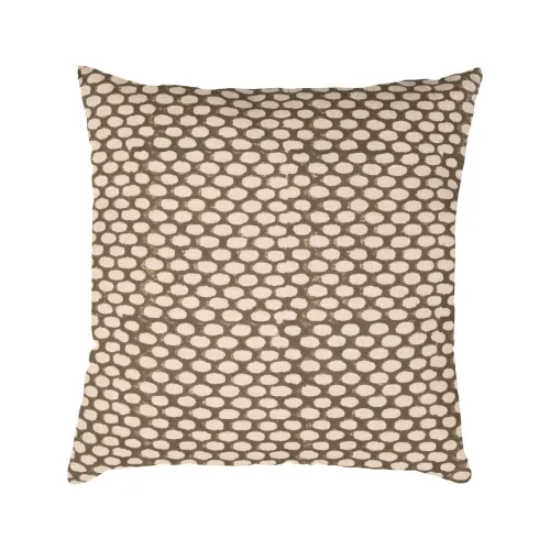Almohadón Guadalupe 45*45 Algodon Beige/verde - Textiles, Uruguay | Divino