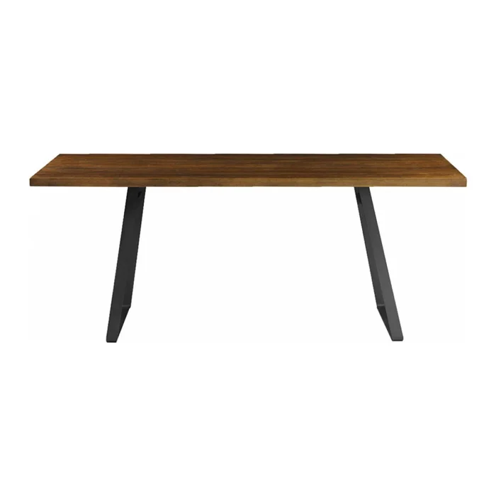 Mesa De Comedor Madera-y-metal Marron York en Marrón - Mesas de comedor, Uruguay | Divino, vista 3