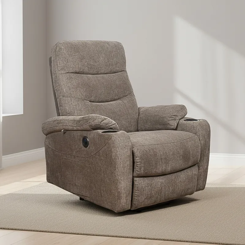 Sofá Reclinable Multifunción 1 Cuerpo Tela Natural-beige Atika Beige en Beige - Sillones y sofás, Uruguay | Divino