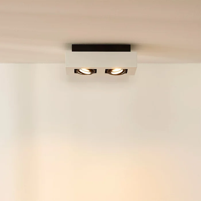 Lámpara de Techo Walle 2 Blanco en Blanco - Lámparas colgantes, Uruguay | Serlux, vista 3