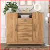 Comoda 4 cajones + 2 puertas – Angra en Multicolor - Cómodas, Uruguay | Punto Unión, vista 8 de 10