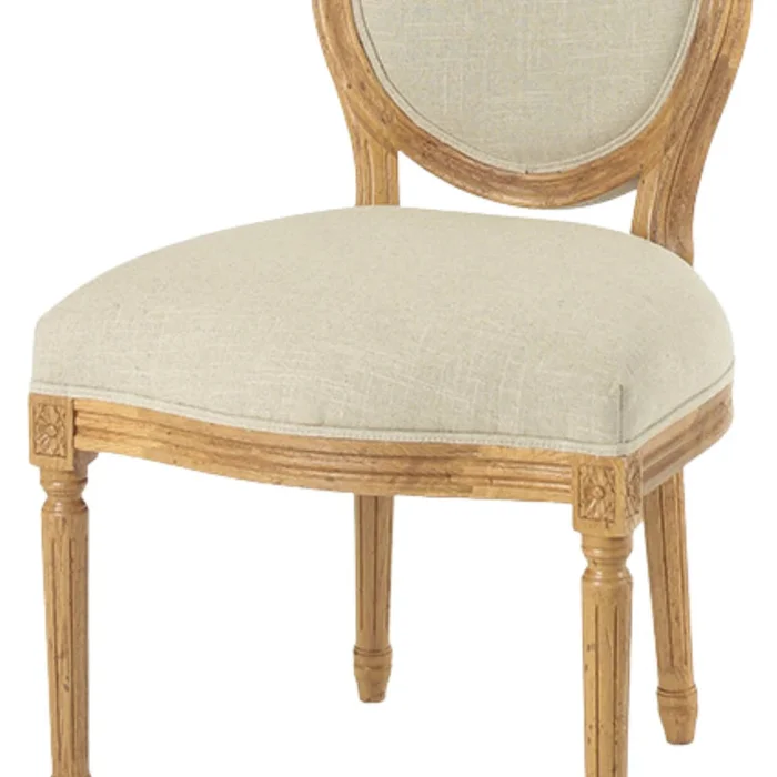 Silla de Roble y Lino - Otto en Beige - Sillas, Uruguay | Ecowood, vista 2
