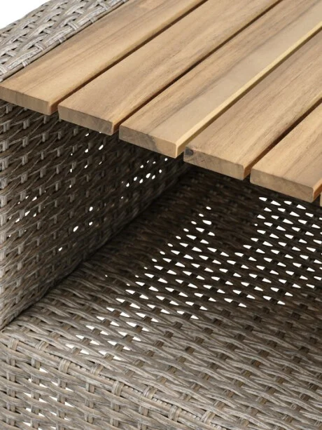 Juego de jardín VEN 4 personas natural en Madera natural - Muebles para el exterior, Uruguay | JYSK, vista 3