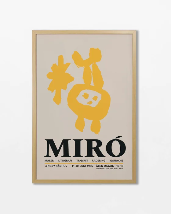 Miro - Yellow Art Exhibition - Láminas, Uruguay | La Cuadrería