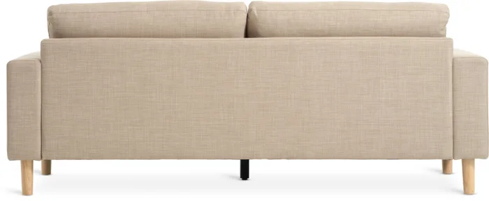 Sofá EGENSE 3 cuerpos tela arena en Beige - Sillones y sofás, Uruguay | JYSK, vista 3