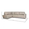 Rinconera Personale - Cuero Básico - Chaise Izquierdo - 519 (Beige) en Beige - Sillones y sofás, Uruguay | NYR, vista 5 de 5
