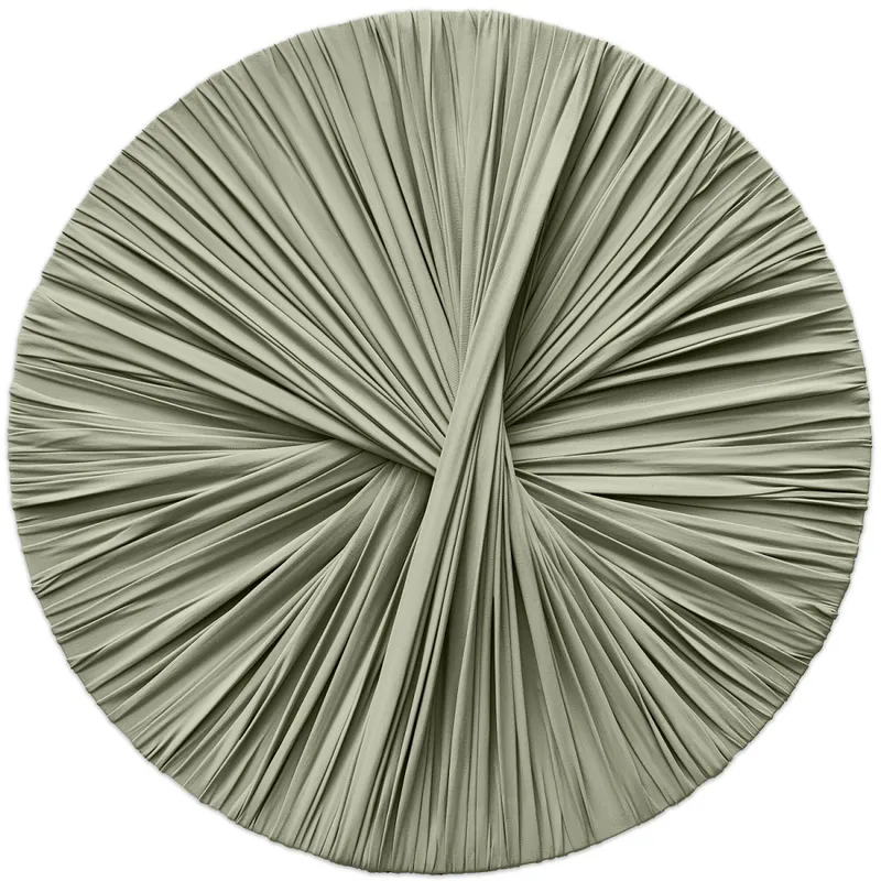 CIRCULO CON ONDAS TEXTURED CANVAS VERDE PASTEL en Verde - Decoración de pared, Uruguay | Champagne Home