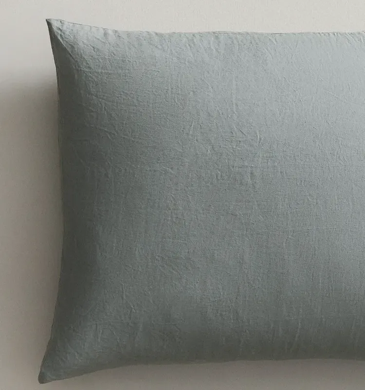 FUNDA COJÍN LINO XXL en Gris - Textiles, Uruguay | Zara Home