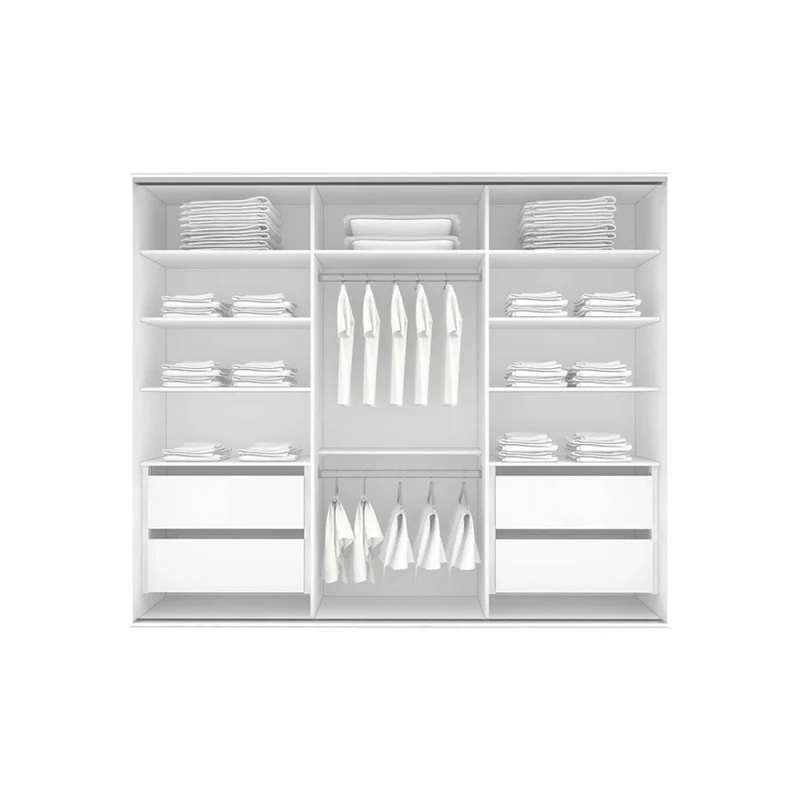Ropero Placard 3 Puertas Corredizas Mdf Blanco South en Blanco - Roperos y placares, Uruguay | Divino, vista 5