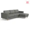Sillón Con Chaise 3 Cuerpos Tela-premium Gris Easy Clean Luxor Gris Osc en Gris - Sillones y sofás, Uruguay | Divino, vista 6 de 6