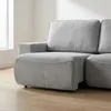 Sofá Adan (Retráctil) - Tela Microfibra - 2 módulos - 12073 (Greige) en Beige - Sillones y sofás, Uruguay | NYR, vista 6 de 7
