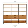 Estanteria Mela 3 Modulos 100% MDF - Linea Factory - Bibliotecas, Uruguay | Balton, vista 6 de 13