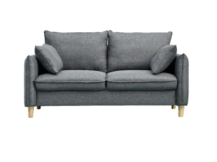 Sofá 3 cps OSLO - Gris Oscuro en Gris - Sillones y sofás, Uruguay | Finkel, vista 3