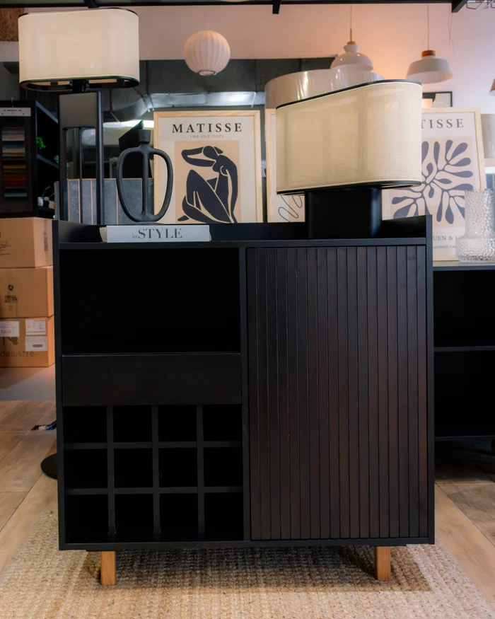 (Preventa) Bar Capri 90cm – Negro en Negro - Aparadores y recibidores, Uruguay | Berna home, vista 2