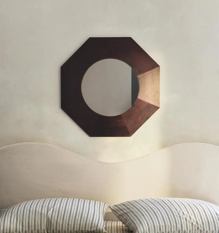 ESPEJO MARCO OCTOGONAL en Madera natural - Espejos, Uruguay | Zara Home