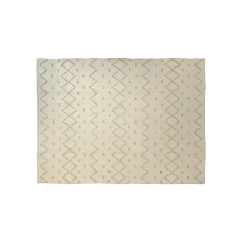 ALFOMBRA NATURAL 69X114CM PUNTOS ZIGZAG en Multicolor - Textiles, Uruguay | Koz