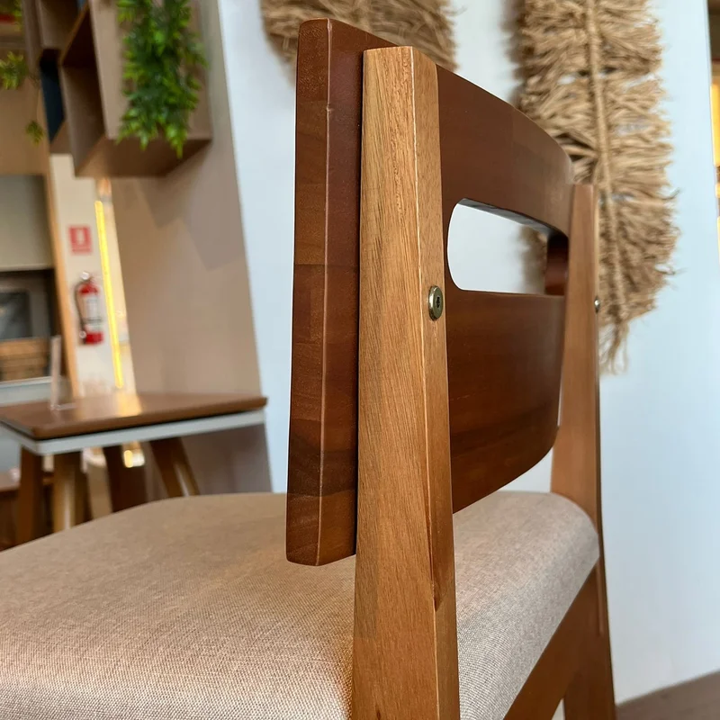 Banqueta Mia - Madera Maciza en Madera natural - Butacas, banquetas y puffs, Uruguay | Balton, vista 7