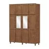 Ropero Placard 8 Puertas 3 Cajones Con Espejos 100% Madera en Madera natural - Roperos y placares, Uruguay | Soy Hogar, vista 3