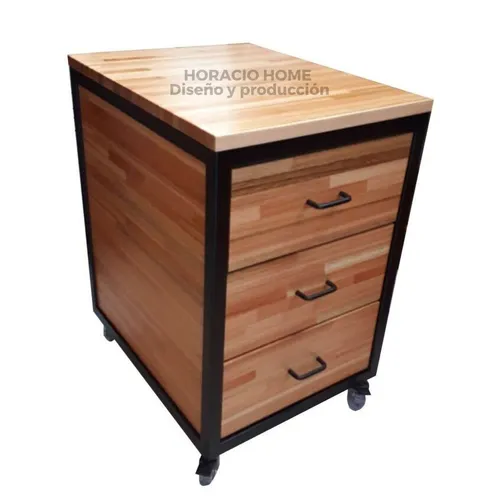 Cajonera triple con ruedas - Escritorios y sillas de escritorio, Uruguay | Horacio Home