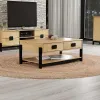 MESA DE LIVING L/Moderna en Madera natural - Mesas de living, Uruguay | Palermo Casa Deco, vista 1 de 7