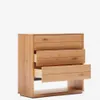 Cómoda Alguema 3 cajones en chapa de roble con acabado natural 100 x 96 cm en Madera natural - Cómodas, Uruguay | Kavehome, vista 8 de 9