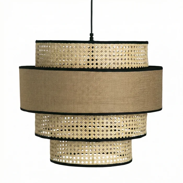 Colgante Nativo Quad Jute en Marrón - Lámparas colgantes, Uruguay | La Perla