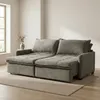 Sofá Cama Oliver - Tela Microfibra - 12075 (Salvia) en Gris - Sillones y sofás, Uruguay | NYR, vista 3 de 8