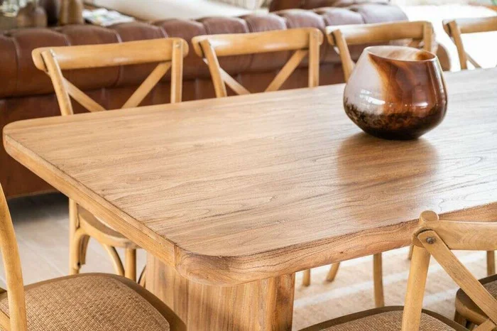 MESA COMEDOR ATHENA - 2.50 X 1.00 MTS en Madera natural - Mesas de comedor, Uruguay | La Iberica, vista 11