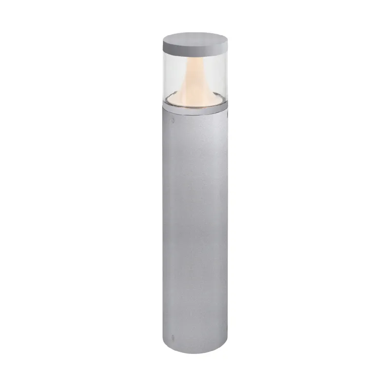 Luminaria Bolardo Exterior 9W Kane 80cm Aluminio en Gris - Lámparas de pie, Uruguay | Serlux