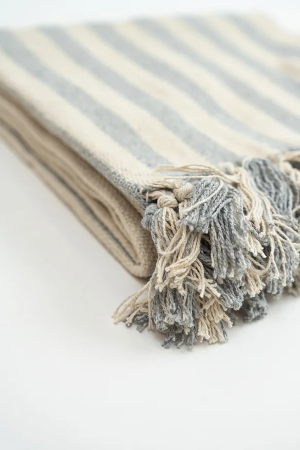 Manta Moscú - Gris Melange en Gris - Textiles, Uruguay | Indian, vista 2
