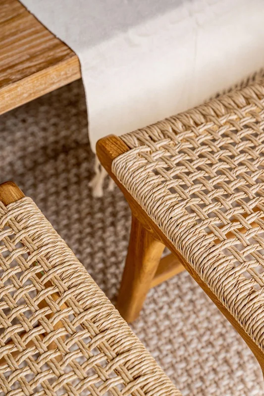 BANQUITO POSAPIES PARIS NATURAL en Madera natural - Butacas, banquetas y puffs, Uruguay | Más Infinito Casa, vista 4