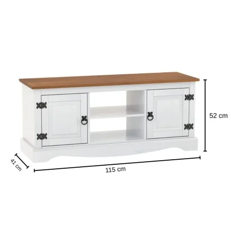 Promo Rack de Tv + Aparador Linea Naturale - Blanco/Roble en Multicolor - Muebles para TV, Uruguay | La Cueva Muebles, vista 9