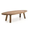 Mesa de living ovalada Linea Rimini en Madera natural - Mesas de living, Uruguay | La Cueva Muebles, vista 5 de 20