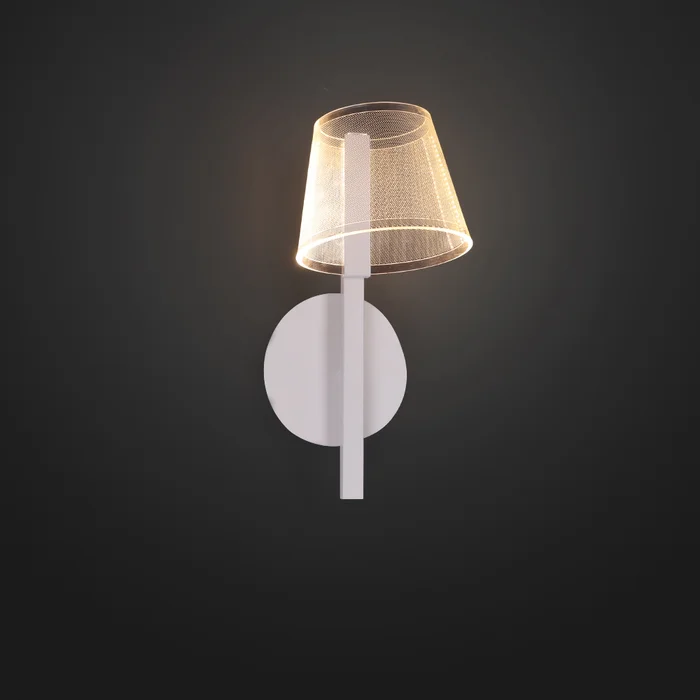 Portátil led de pared - efecto luz flotante - Blanca en Blanco - Lámparas de mesa, Uruguay | Iluminica, vista 3