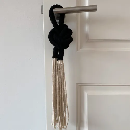 Nudo Náutico Negro para Puerta - Decoración, Uruguay | Dreams On Time