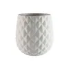 MACETA CERAMICA 13.5X13.5X13CM "ROMBOS" BLANCO en Blanco - Macetas, Uruguay | Koz, vista 1 de 2