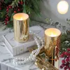 VELAS LED ALTAS 2PCS C/TIMER 7.5x7.5x15CM DORADO en Dorado - Velas y Portavelas, Uruguay | Koz, vista 2 de 4