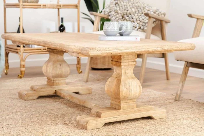 MESA LIVING DE OLMO ISABEL - 1.30 X 0.70 MTS en Madera natural - Mesas de living, Uruguay | La Iberica, vista 7