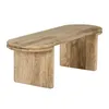 Mesa Ratona Madera-de-mango Natural-beige Oval Natural en Beige - Mesas de living, Uruguay | Divino, vista 4 de 4