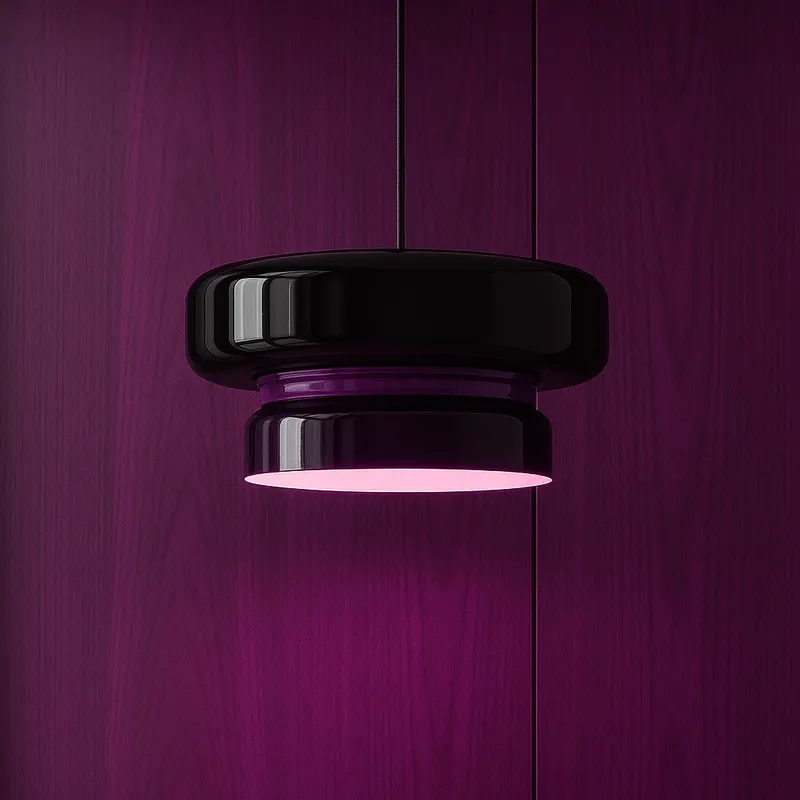 LUMINARIA JOAN PURPLE - Lámparas colgantes, Uruguay | Berlina Store