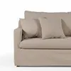 Sofá Summer con Funda - Tela Rústica - 3 cuerpos - TD5263-1636 (Capuccino) en Beige - Sillones y sofás, Uruguay | NYR, vista 3 de 5