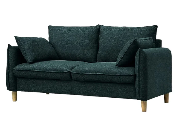 Sofa 3 cps BIG OSLO - Verde Ingles en Verde - Sillones y sofás, Uruguay | Finkel, vista 2