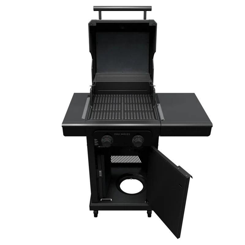 Barbacoa Charbroil Acero-inoxidable Pro Series 2 Quemadores en Negro - Exterior, Uruguay | Divino, vista 4