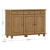 FINESTRA- APARADOR 3 PUERTAS 3 CAJONES 8927FN en Madera natural - Aparadores y recibidores, Uruguay | Alfa Ventas, vista 4 de 4