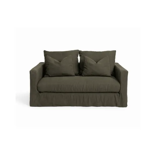 SOFA BISCARROSSE LOVESEAT 130 NEWLIN ECORSE en Marrón - Sillones y sofás, Uruguay | Masinfinito Casa