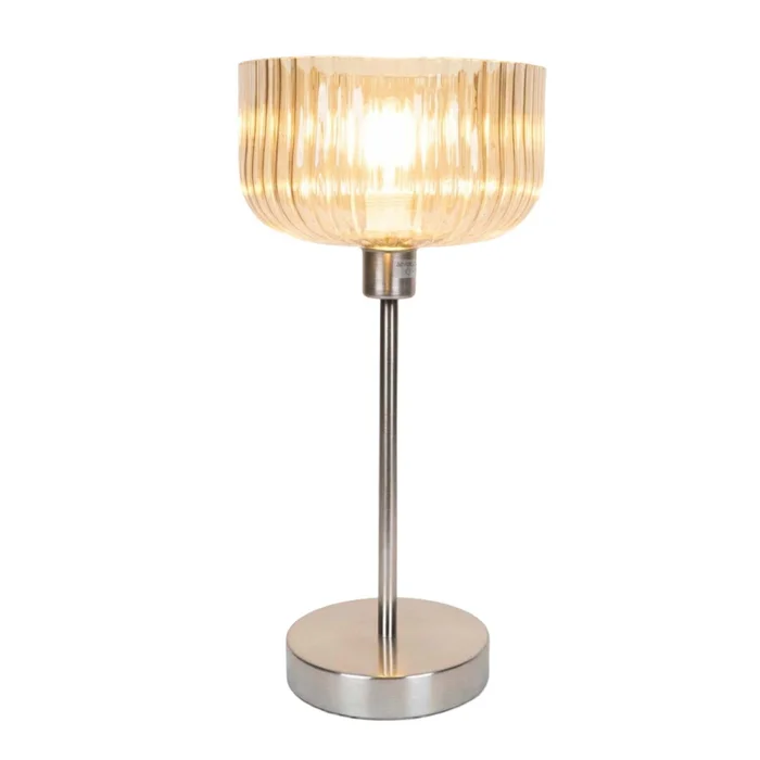 Lampara De Mesa Metal-y-vidrio Transparente Lt95171 en TRANSPAR - Lámparas de mesa, Uruguay | Divino, vista 2
