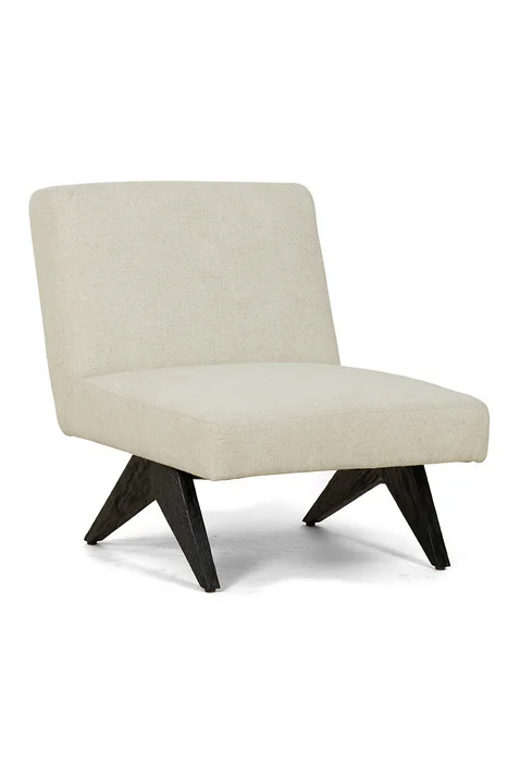 POLTRONA ZIMKA TELA CAMARGUE NIEVE 65X89X75H CM en Beige - Butacas, banquetas y puffs, Uruguay | Vinibel