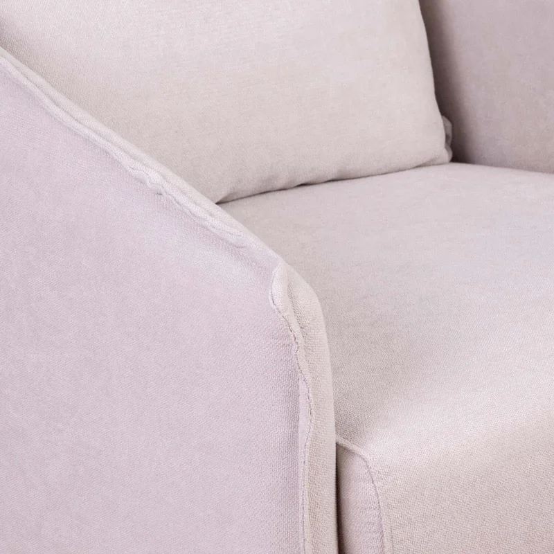 Butaca Tela-y-madera Natural-beige Colin Beige en Beige - Sillones y sofás, Uruguay | Divino, vista 4