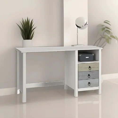 Escritorio Linea Flora - Blanco en Blanco - Escritorios y sillas de escritorio, Uruguay | Nario Hogar